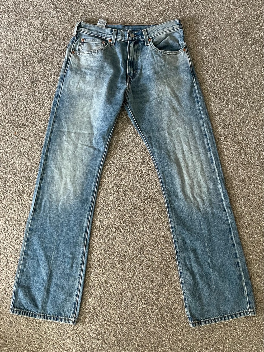 Levis 517 Light Washed Bootcut Jeans Mens